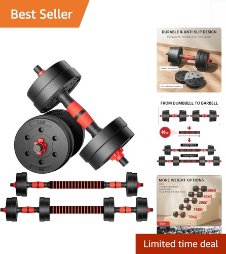 Lightweight red dumbbells - red,