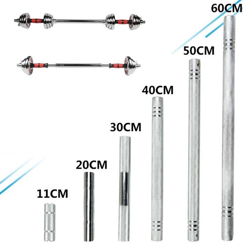 Solid barbell connector - connector, bar