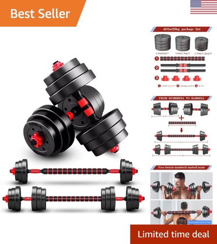 Adjustable 40lbs dumbbells set - 40lbs,