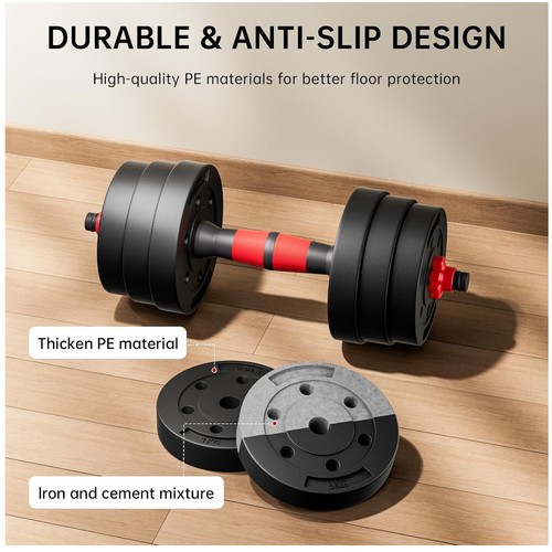 Adjustable dumbbells set - adjustable,