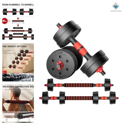 Adjustable dumbbells set - adjustable,